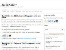 Tablet Screenshot of jasoncrider.com